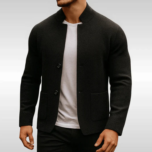 Blazer moderno de punto prémium