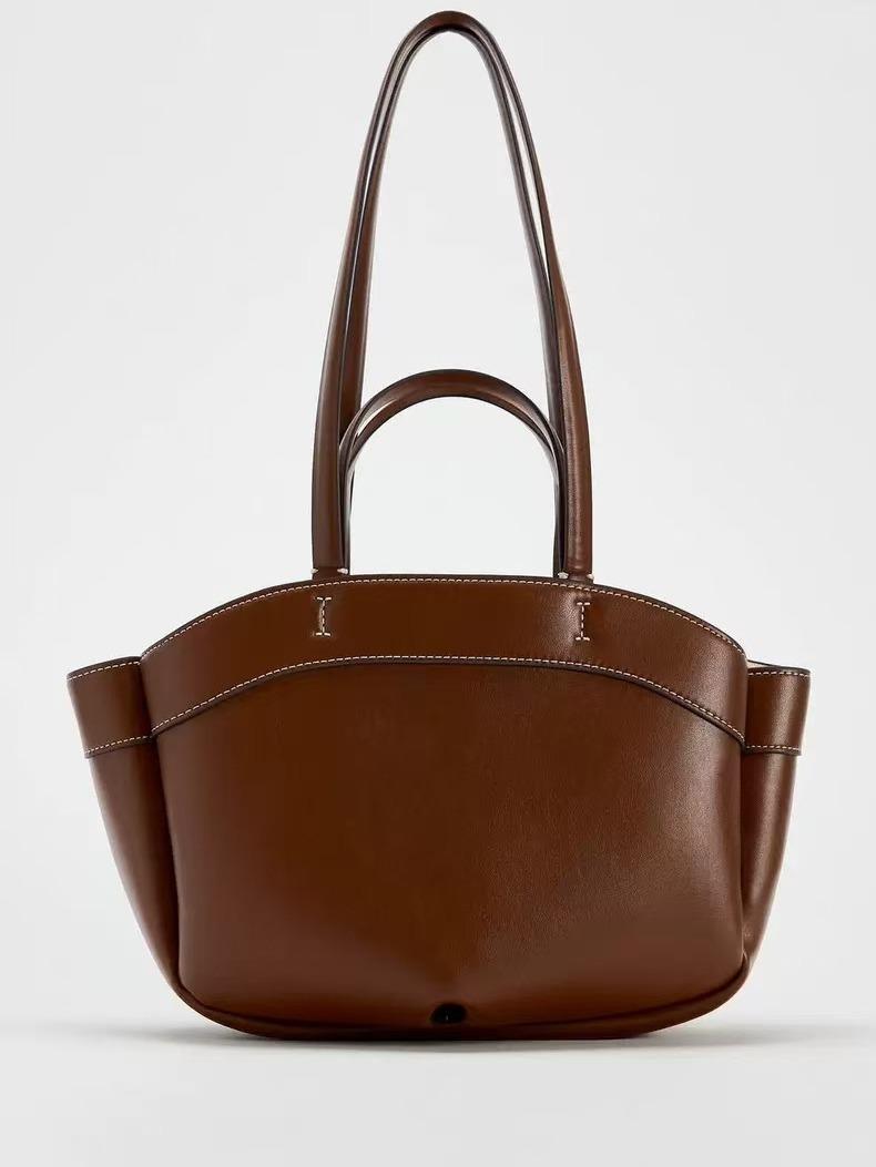 Bolso bandolera grande de piel sintética