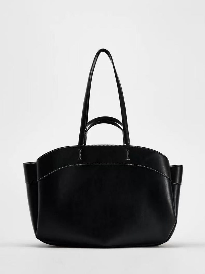Bolso bandolera grande de piel sintética