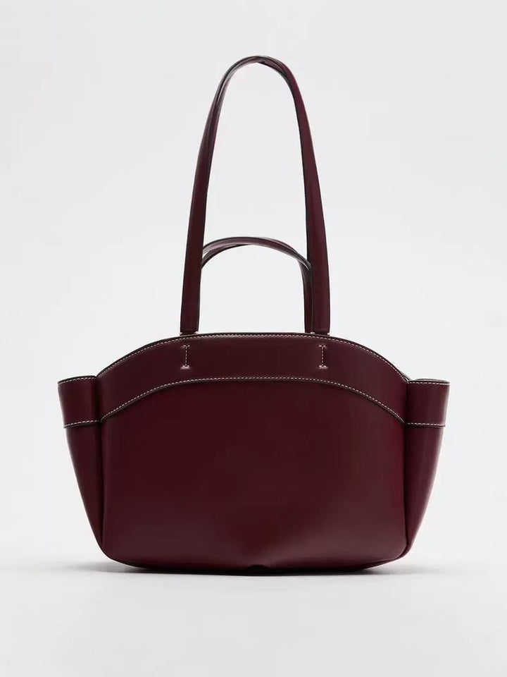 Bolso bandolera grande de piel sintética