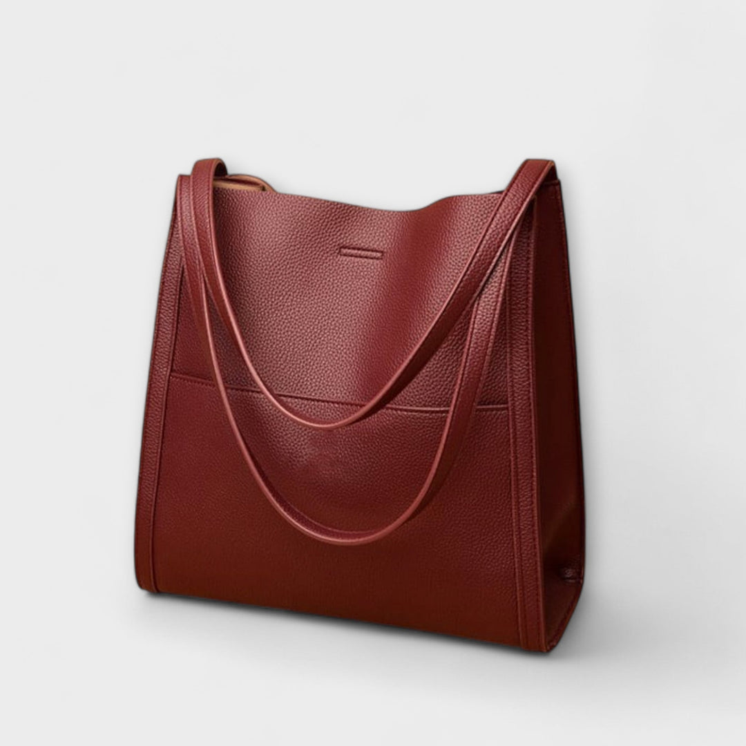 Bolso de piel hecho a mano