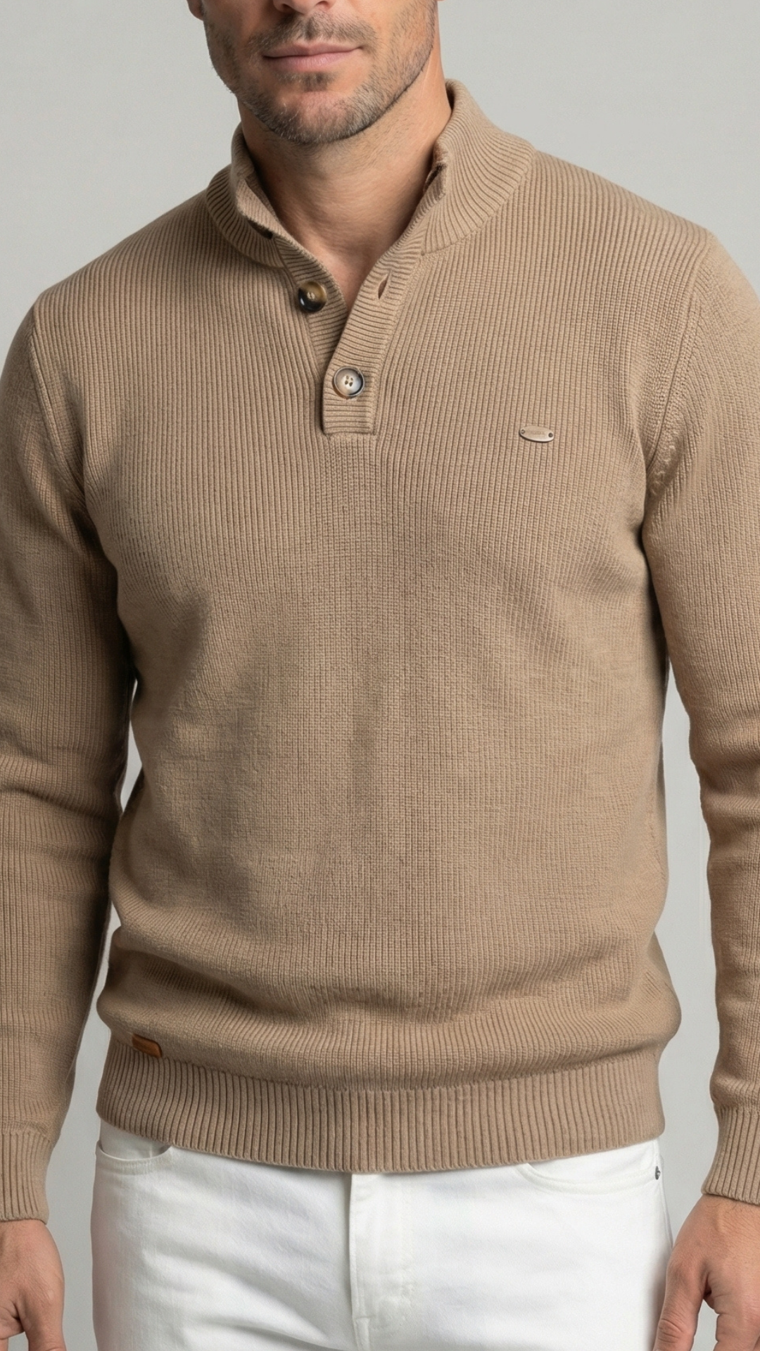 Jersey Elegante con Botones