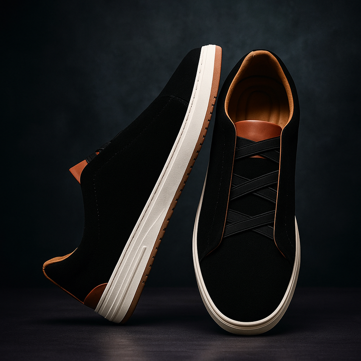 Lupo Zapatillas Casual de Cuero de Vacuno
