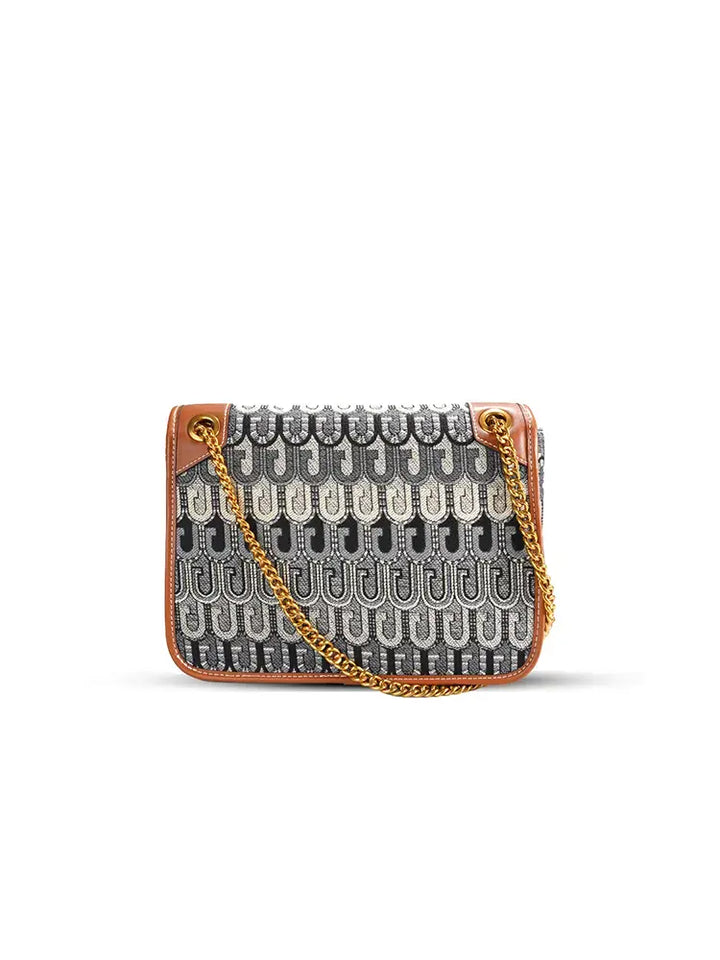Mini bolso bandolera tipo caja en tejido G-Jacquard