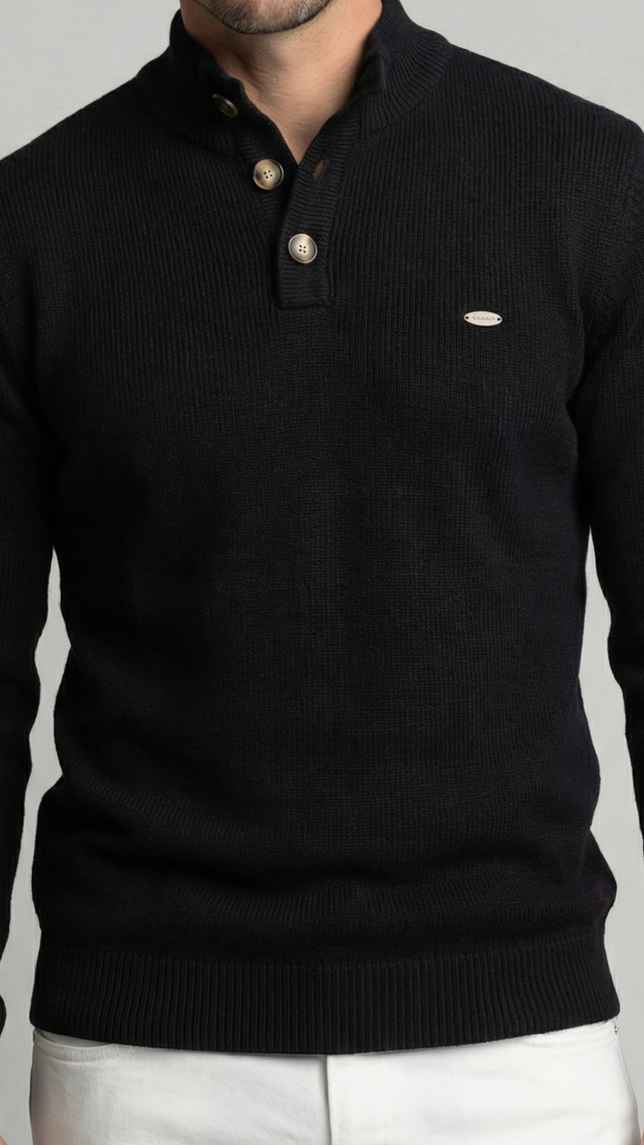 Jersey Elegante con Botones