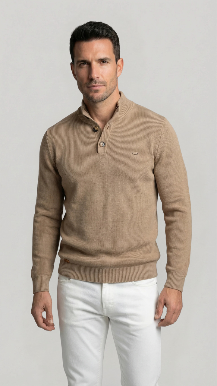 Jersey Elegante con Botones