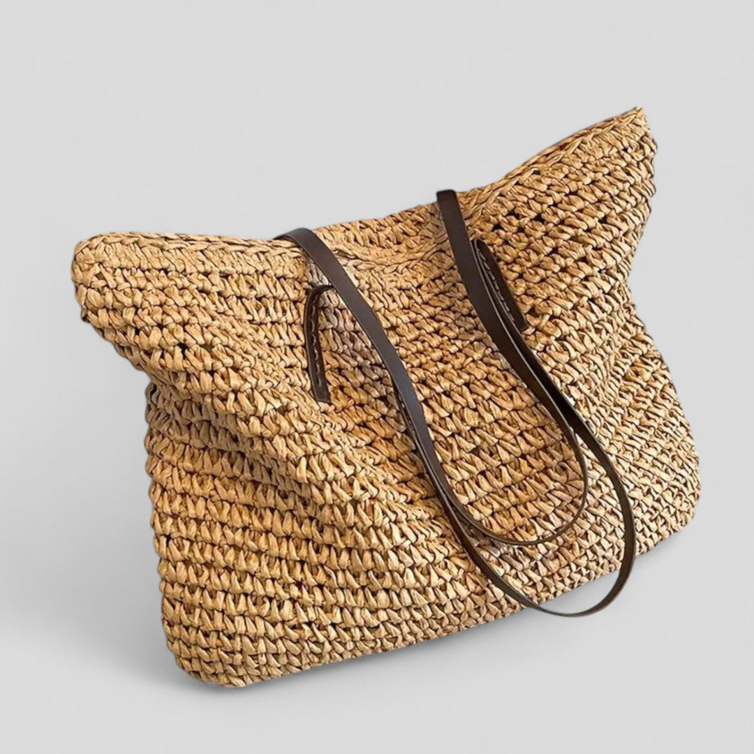 Bolso de mano natural