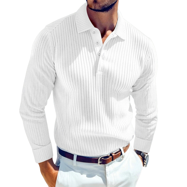Polo de Lujo con Diseño Acanalado