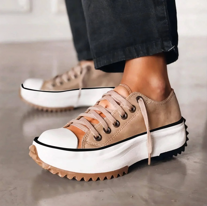 Verlora | Zapatillas Plataforma Dentadas