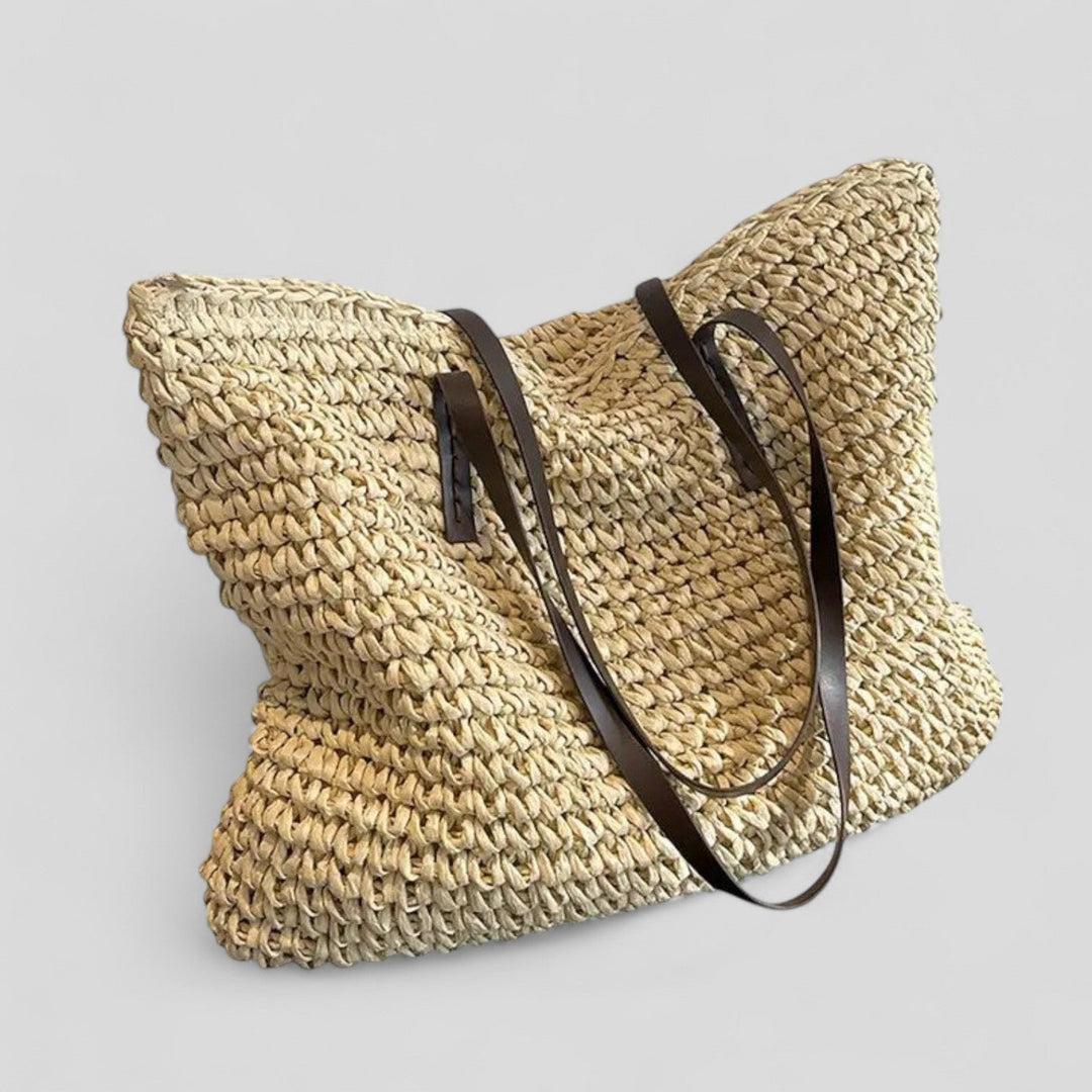Bolso de mano natural