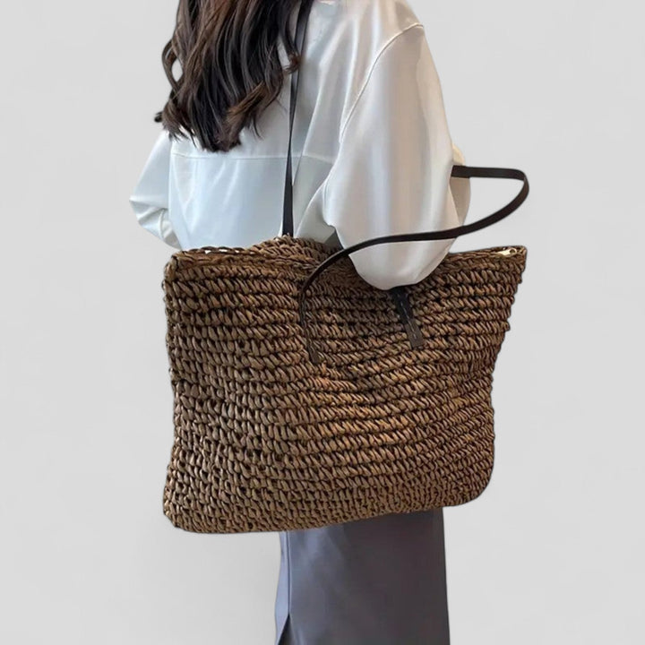 Bolso de mano natural
