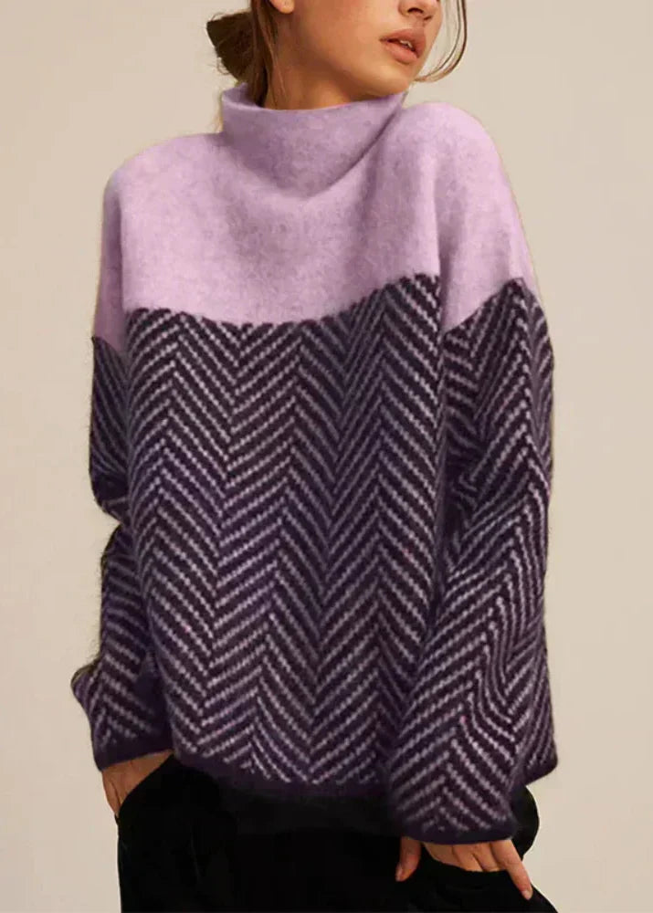 Jersey Elegante de Cuello Alto