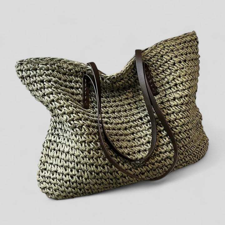 Bolso de mano natural