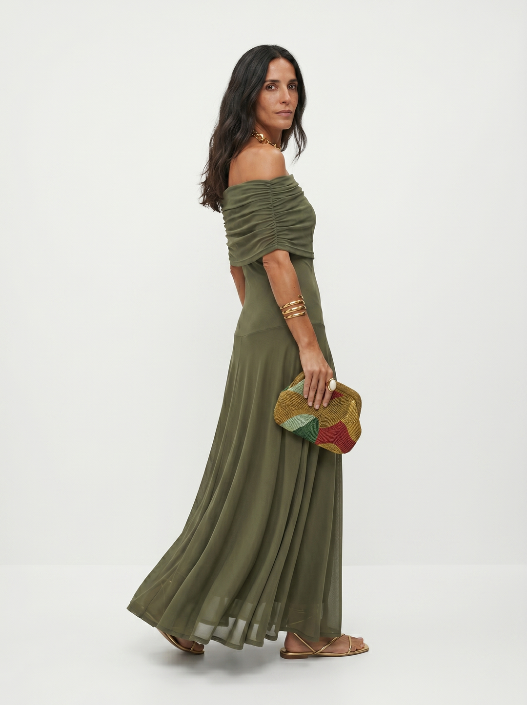 Maxi vestido elegante y minimalista