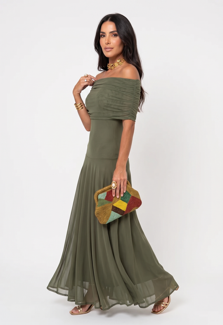 Maxi vestido elegante y minimalista