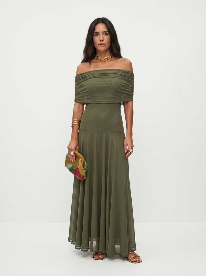 Maxi vestido elegante y minimalista