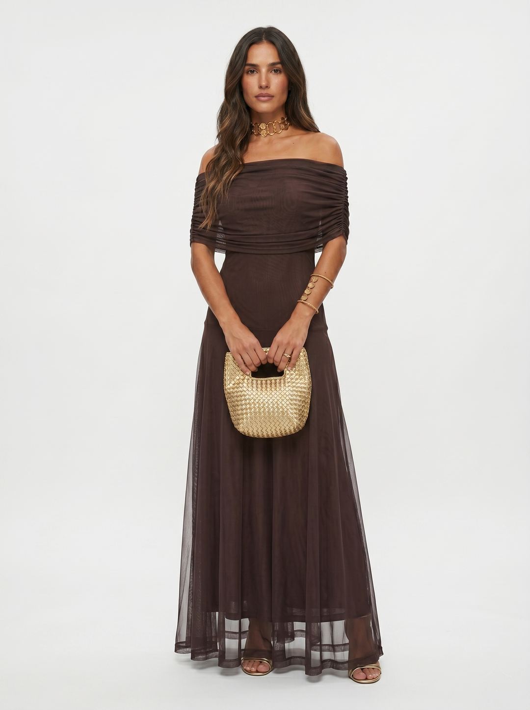 Maxi vestido elegante y minimalista