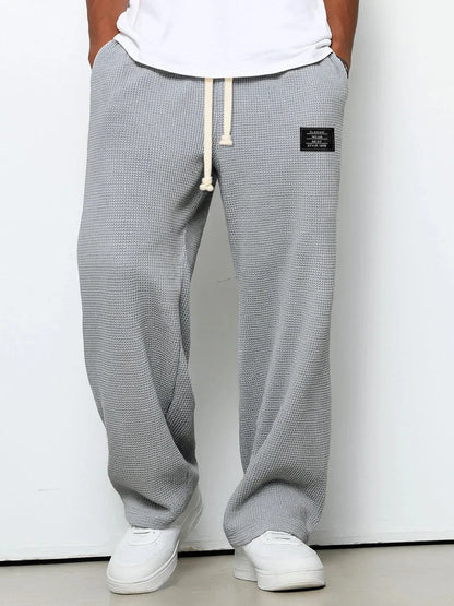 Pantalones anchos con cintura ajustable