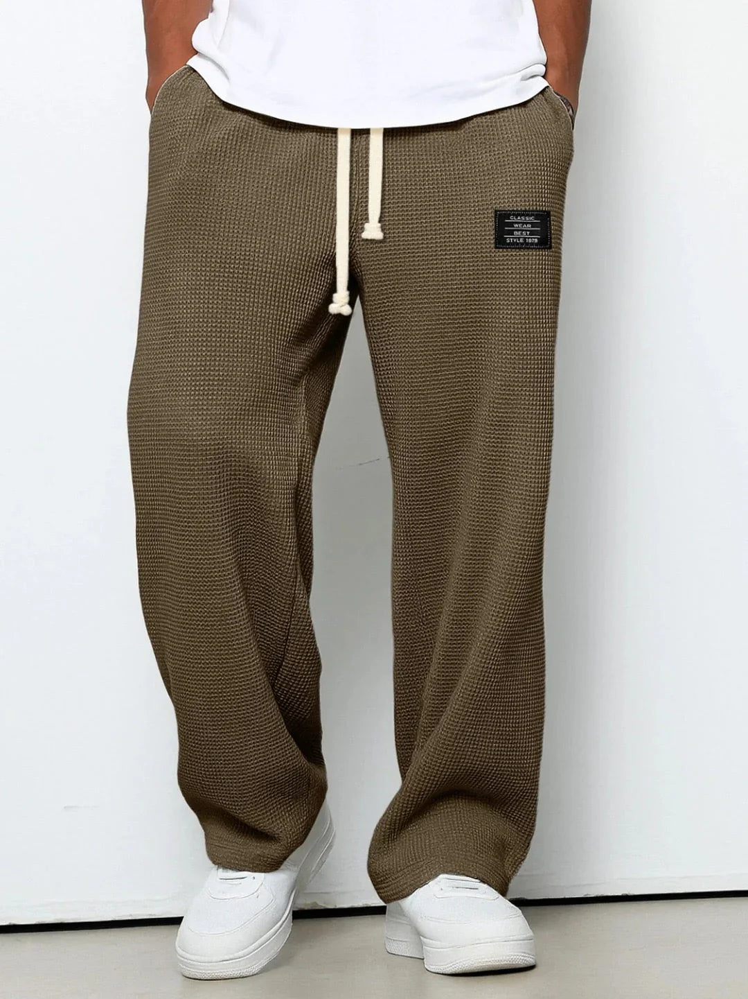 Pantalones Anchos con Cintura Ajustable