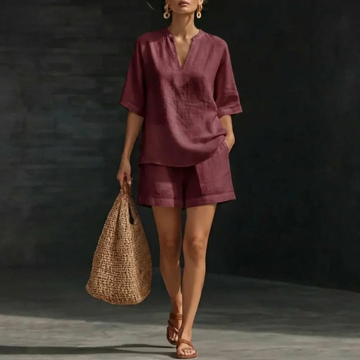 Conjunto de lino para mujer