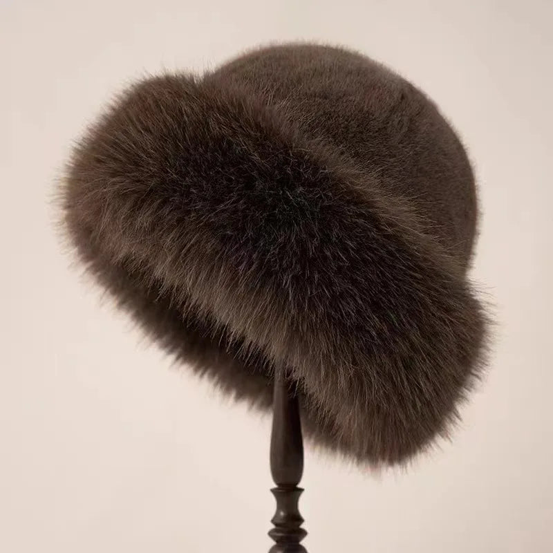 Sofisticado Gorro de Piel