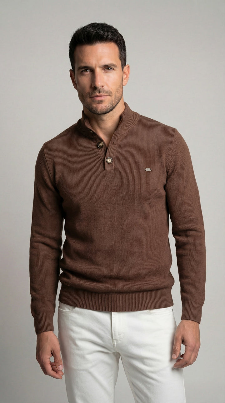 Jersey Elegante con Botones