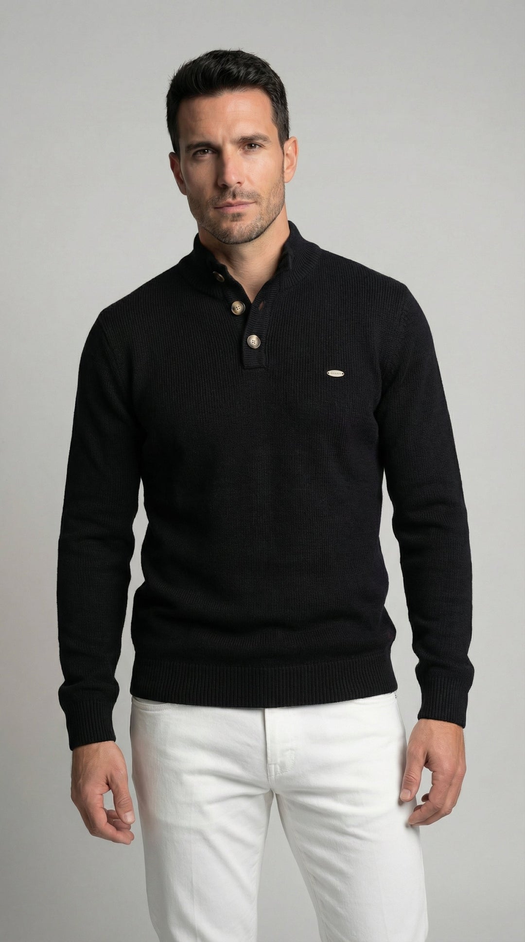 Jersey Elegante con Botones