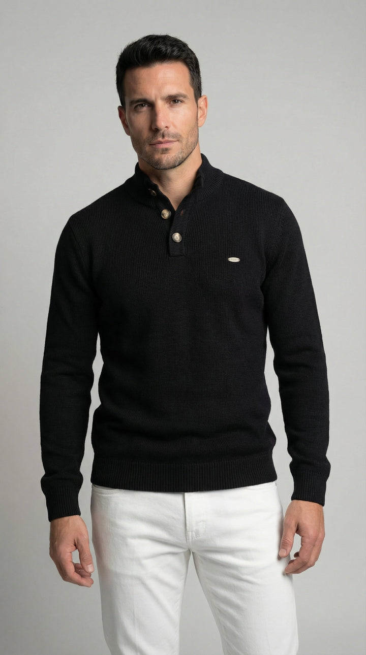 Jersey Elegante con Botones