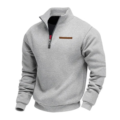 Sudadera de forro polar casual para hombre