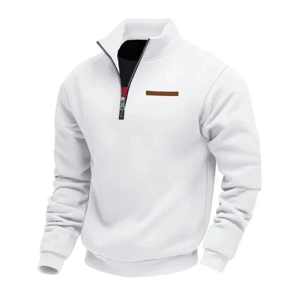 Sudadera de forro polar casual para hombre