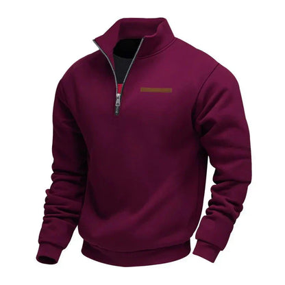 Sudadera de forro polar casual para hombre