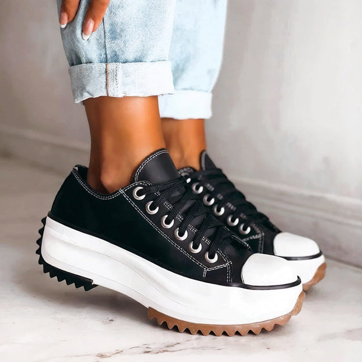 Verlora | Zapatillas Plataforma Dentadas