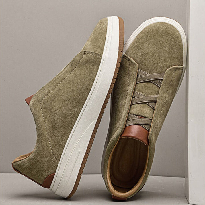 Lupo Zapatillas Casual de Cuero de Vacuno