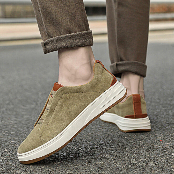 Lupo Zapatillas Casual de Cuero de Vacuno
