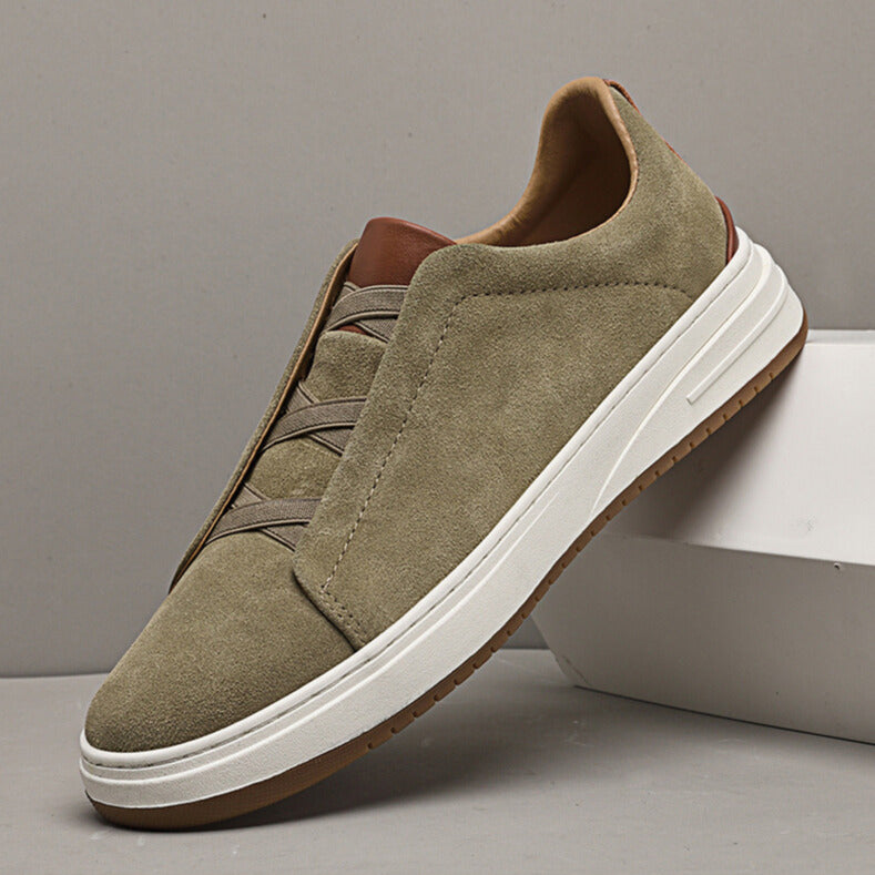 Lupo Zapatillas Casual de Cuero de Vacuno