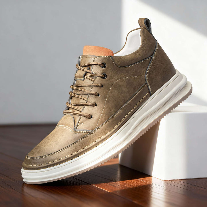 Zapatillas de cuero sintético