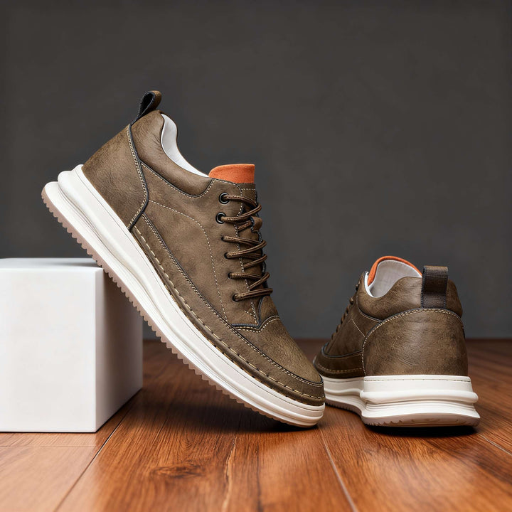 Zapatillas de cuero sintético
