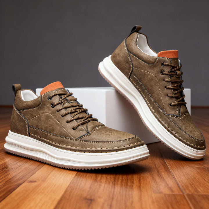 Zapatillas de cuero sintético