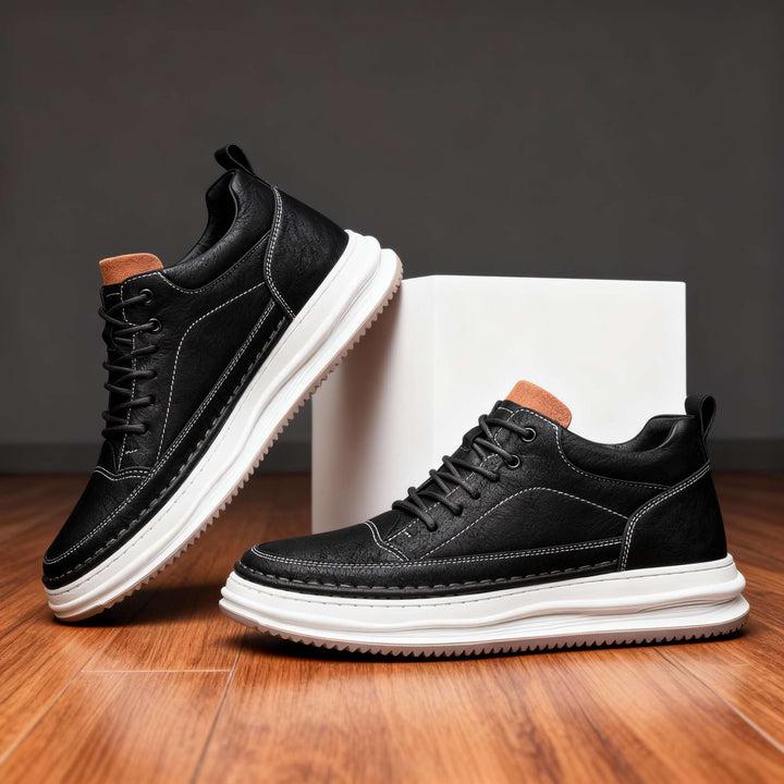 Zapatillas de cuero sintético