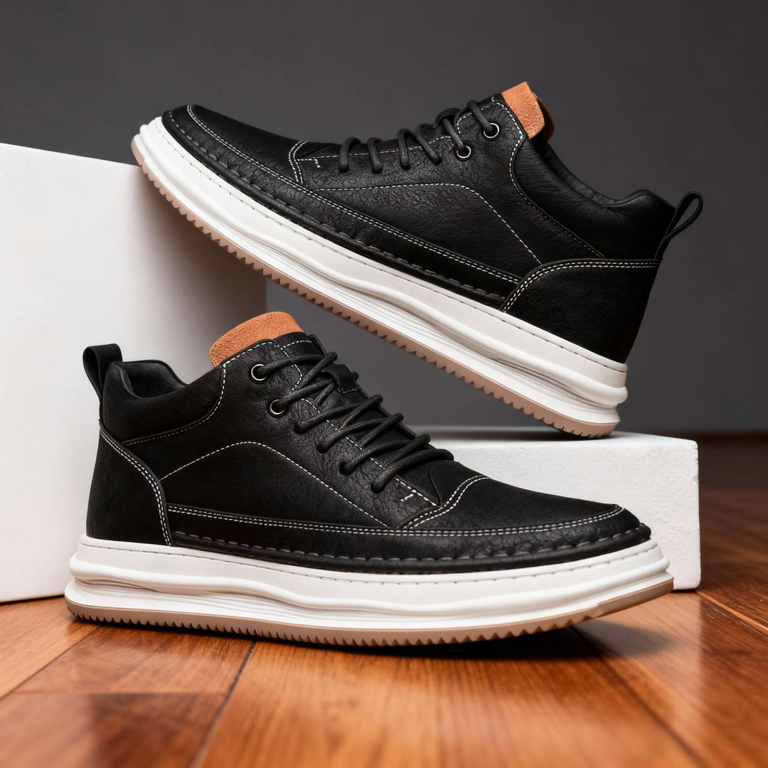 Zapatillas de cuero sintético