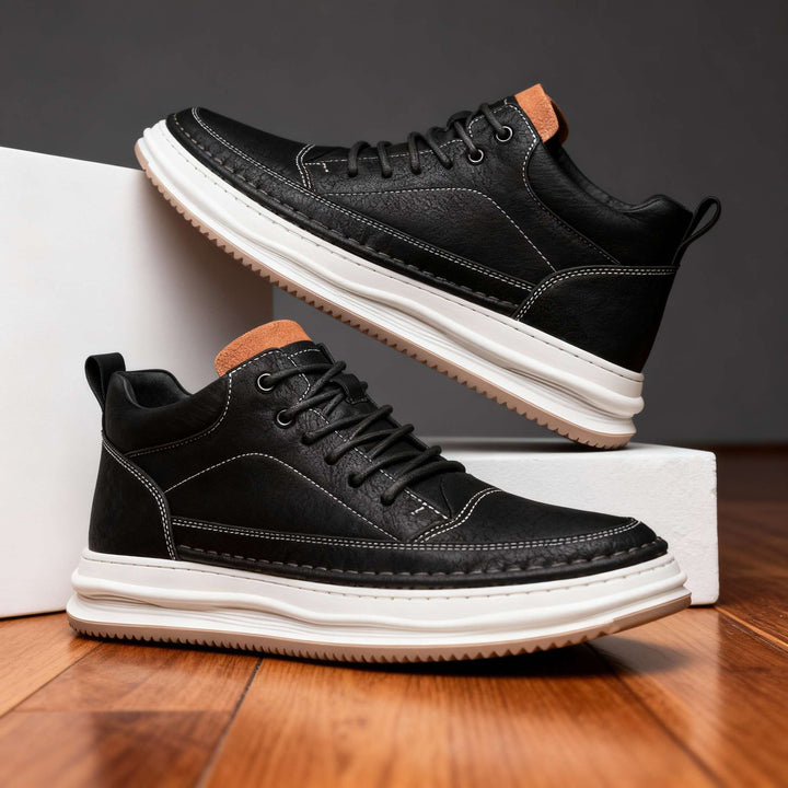 Zapatillas de cuero sintético