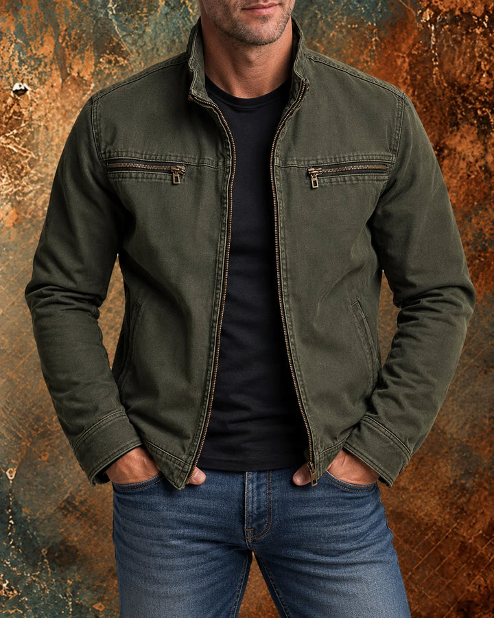 Chaqueta con cuello alto