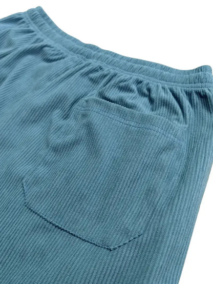 Zachte ribfluwelen broek