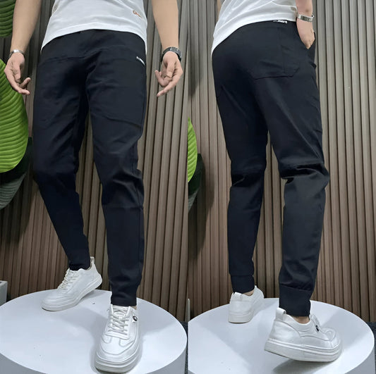 Pantalones cargo elásticos prémium