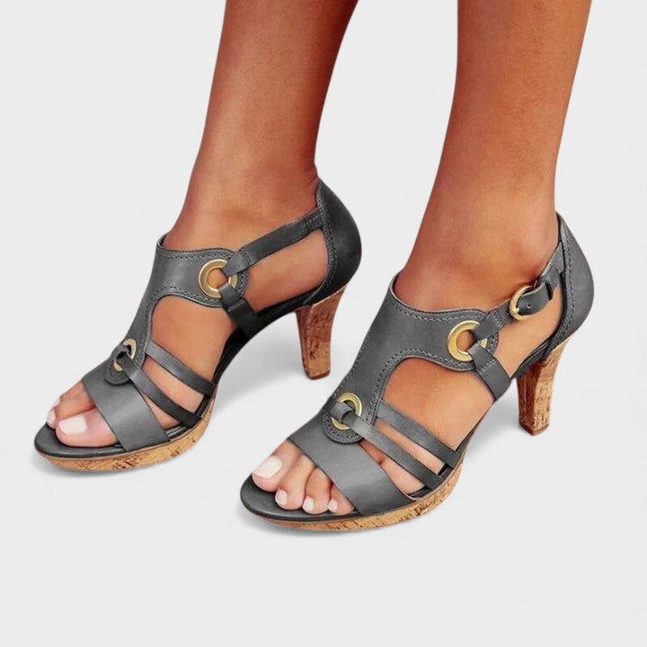 Sandalias Elegantes y Cómodas con Tacón