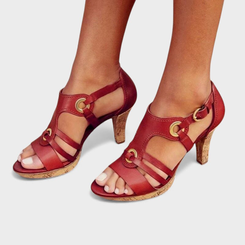 Sandalias Elegantes y Cómodas con Tacón