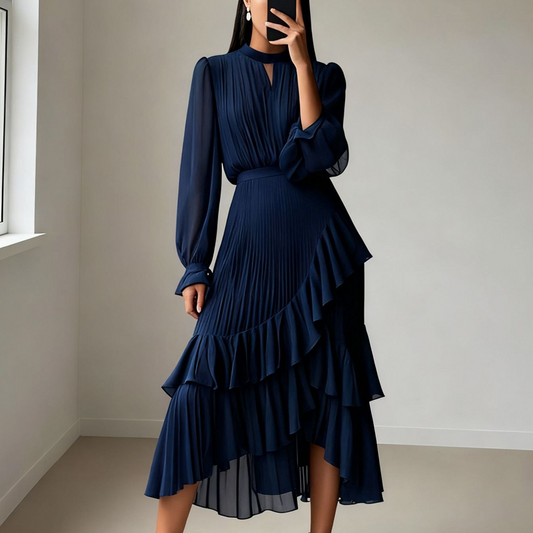 Vestido midi elegante