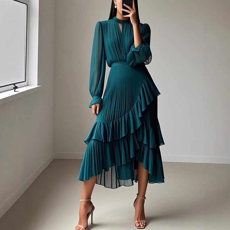 Vestido midi elegante